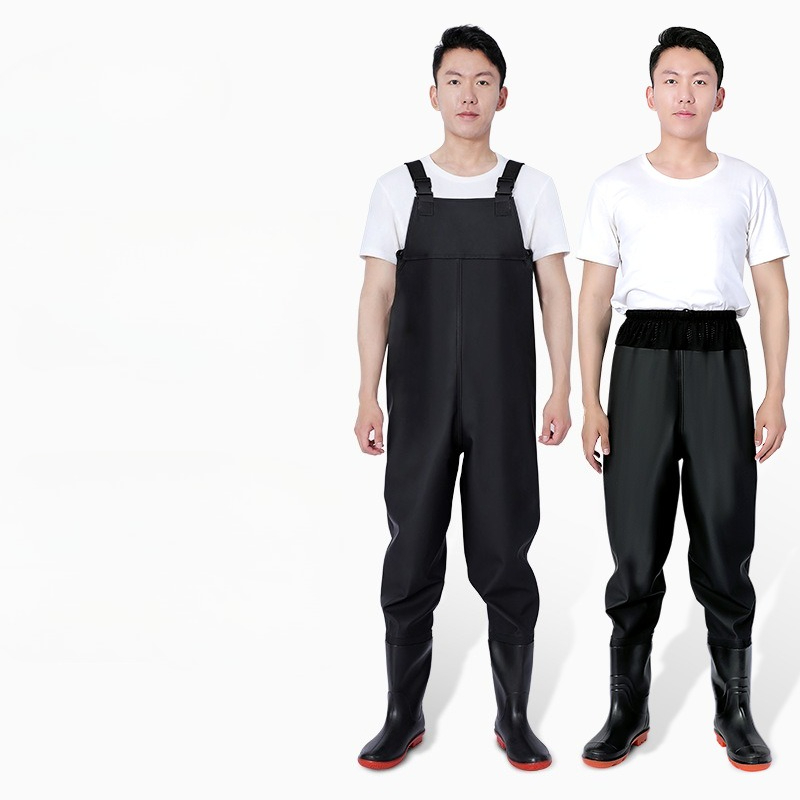 PVC Chest Waders with Boots Wa - Fishing Pants Waterproof recension och pris