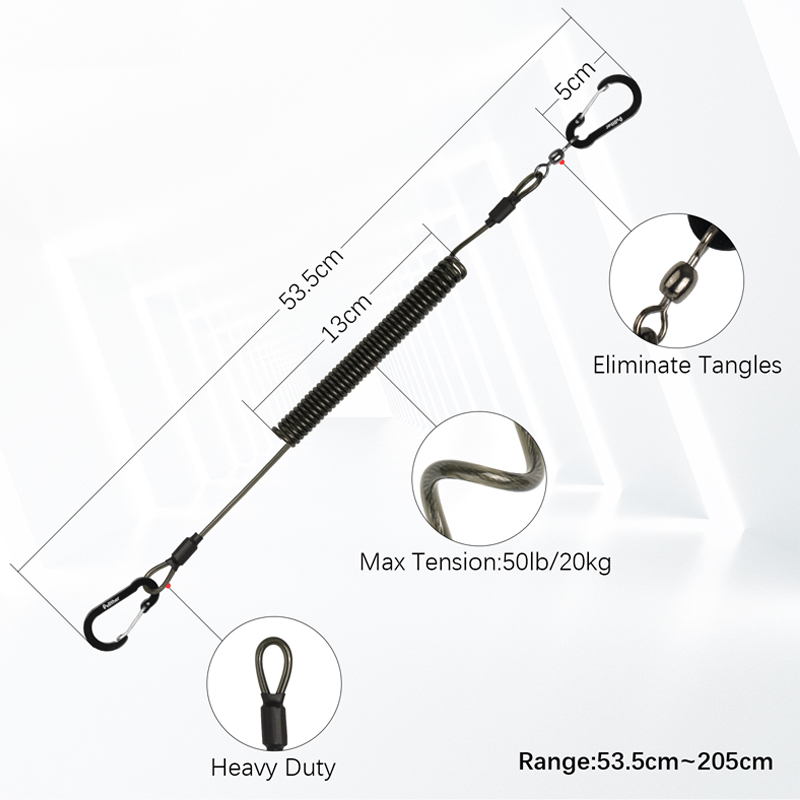 fishing tools Coiled Lanyards  - Fishing Belt recension och pris