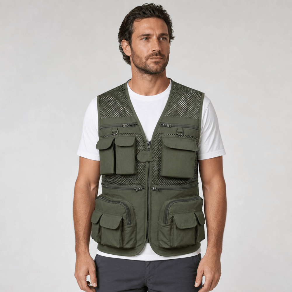 Durable with 16 Pockets Fishin - Fishing Vest recension och pris