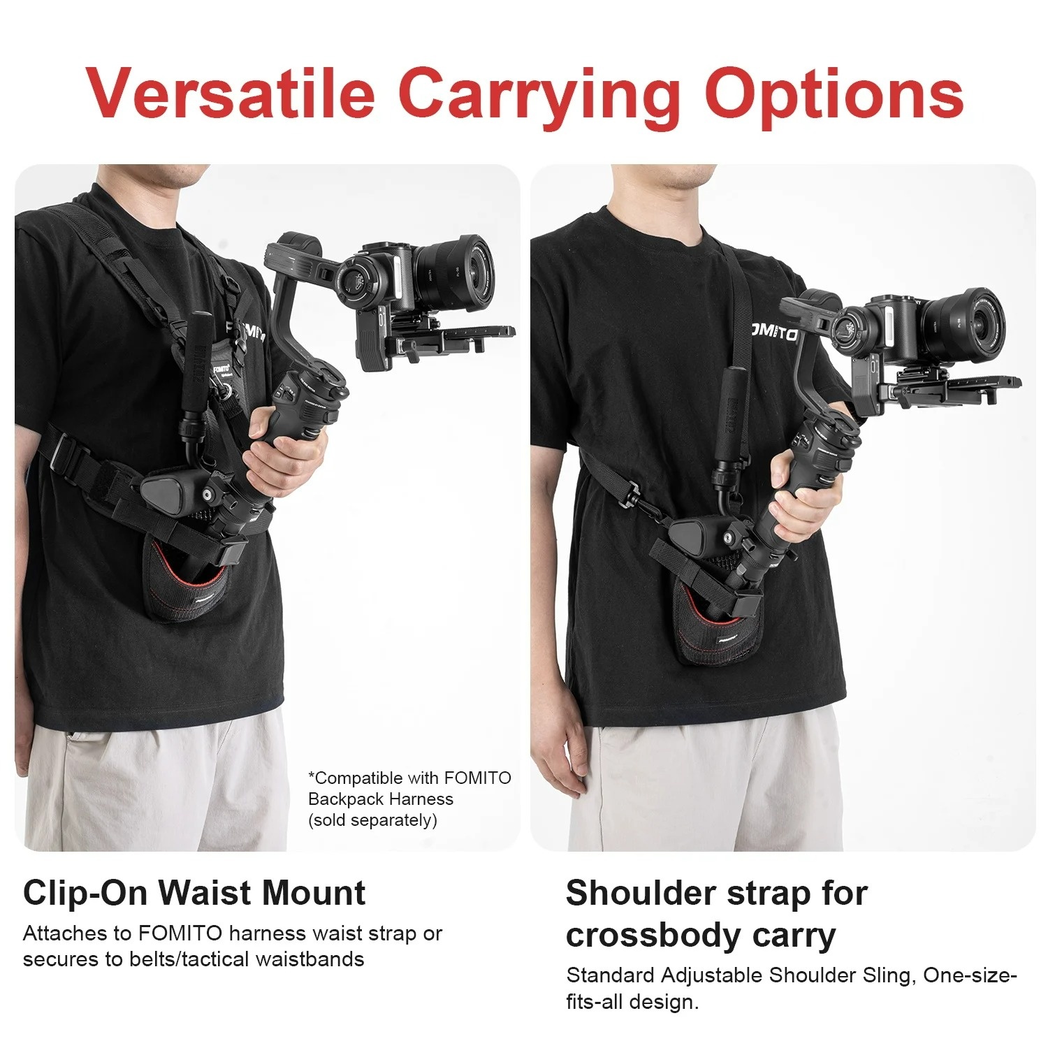 FOMITO Camera Stabilizer Shoul - Fishing Belt recension och pris